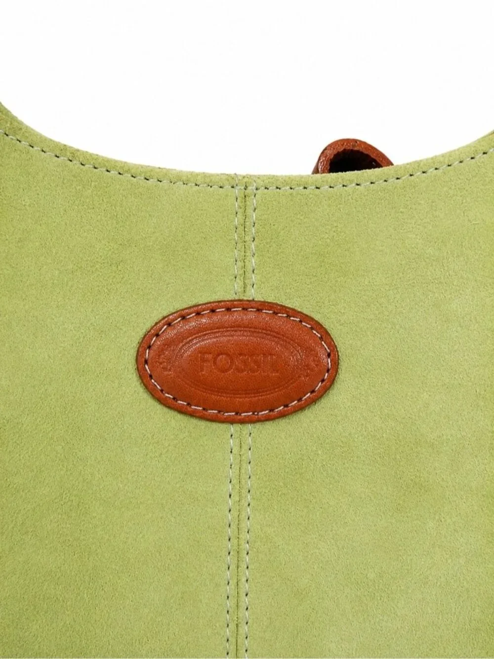 Vintage Tod’s Lime Green Suede Leather Hobo Shoulder Bag Y2K Italian Designer